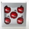 12426 Marklin Kerstbal Rood Set 5
