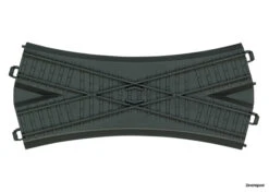 23303 Marklin Kunststoffgleis Kreuzung (Inh