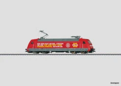 39371 Marklin Sneltreinlocomotief Serie 101 Van De Deutsche Bahn AG (DB AG). Met Opschrift “END POLIO NOW”, Het Hoofdthema Van Rotary International Ter Bestrijding Van Kinderverlamming