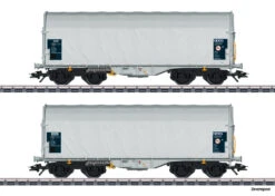 47219 Marklin Schiebeplanenwagen-Set SE