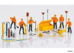 56408 Marklin Figurenset Gleisbaurotte M.Zu -Marklin Winkel MA56408 2