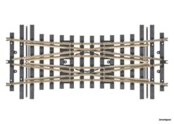 59093 Marklin DKW Mittelteil R15° R1394(H11