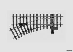 5965 Marklin Handweiche Links R 600 Mm, 30