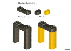 72221 Marklin Baustein-Set Hochbahn Steigun -Marklin Winkel MA72221 2