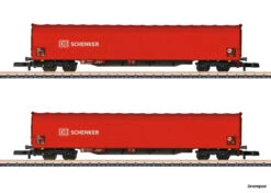 82426 Marklin Schiebeplanenwagen-Set DB AG