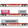 82640 Marklin Container-Tragwagenset Sgns 6 -Marklin Winkel MA82640