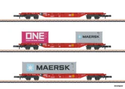 82640 Marklin Container-Tragwagenset Sgns 6