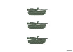 89025 Marklin Fahrzeugset Panzer Leopard 1A